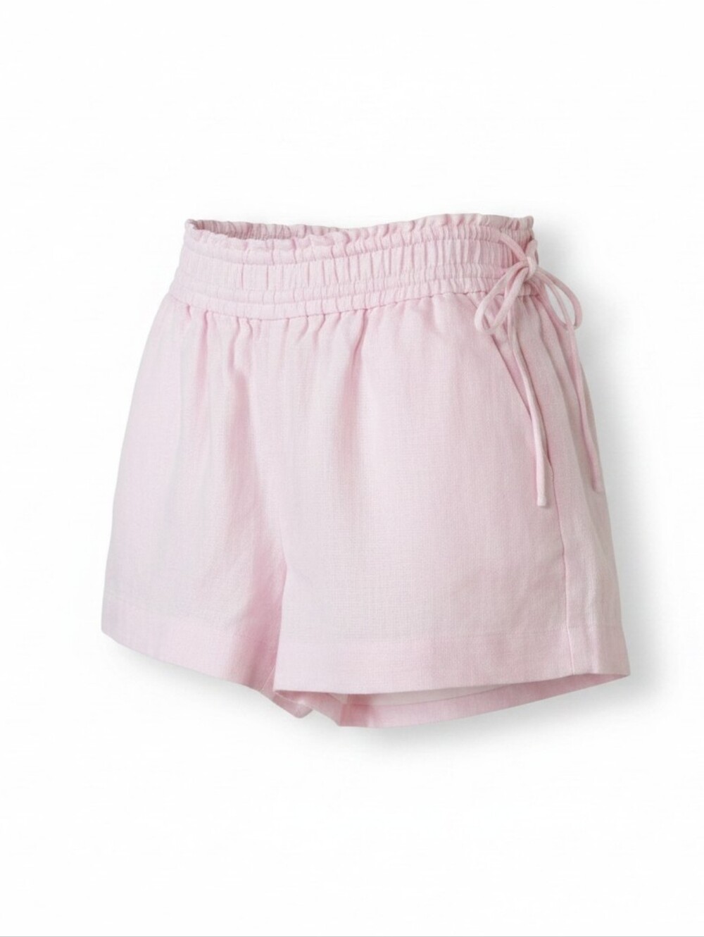 J.Crew 100% Linen Pull On Shorts Blush Pink Elastic Waist XS